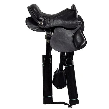 Sela Australiana Preta Infantil De Arco Luxo 12 Polegadas