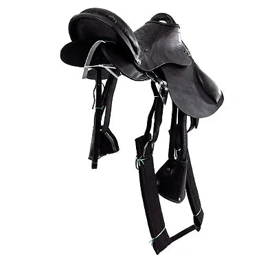 Sela Australiana Preta Infantil De Arco Luxo 12 Polegadas