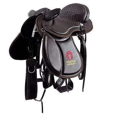 Sela Marrom Soft Gel Vaqueta Mangalarga de Cabeça 16 Poleg